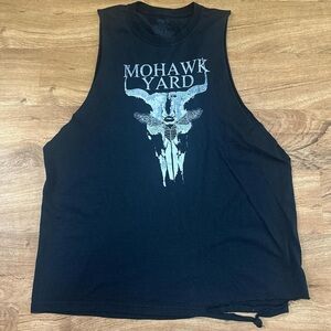 Jerzees Black Graphic Tank Top